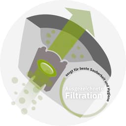 Stofzuigerzakken - Stofzakken - Schoon Huis - Inclusief Microfilter - 4 Liter Capaciteit - Wit — thumbnail 2