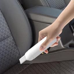 Draadloze handstofzuiger - Draagbare reiniger - Auto en kantoor - USB oplaadbaar - Compact formaat - Wit — thumbnail 3