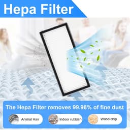 Cosensi - Vervangingsonderdelen - Robotstofzuiger accessoires - Voor optimale prestaties - Geschikt voor Roborock Saros Z70 - Inclusief HEPA-filter... — thumbnail 5