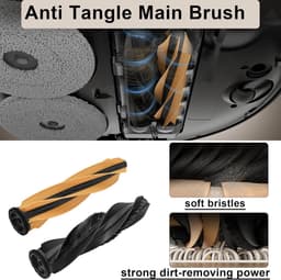 Accessoireset voor robotstofzuiger, compatibel met Dreame X50/L50-serie, met HEPA-filters en wasbare dweilpads — thumbnail 4