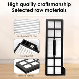 3 stuks Vervangende HEPA-filters voor de Eufy X10 Pro Omni robotstofzuiger - filterset - vervangingsonderdelen - filteraccessoireset — thumbnail 2
