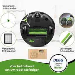 DEGG® - Zijborstel - Geschikt voor iRobot roomba i7 i7+ i8 i8+ i1 i1+ i3 i3+ i4 i4+ i5 i5+ i6 i6+ e5 e6 e7 - Geschikt voor iRobot roomba onderdelen - Roomba spinners - 5 STUK(S) — thumbnail 2