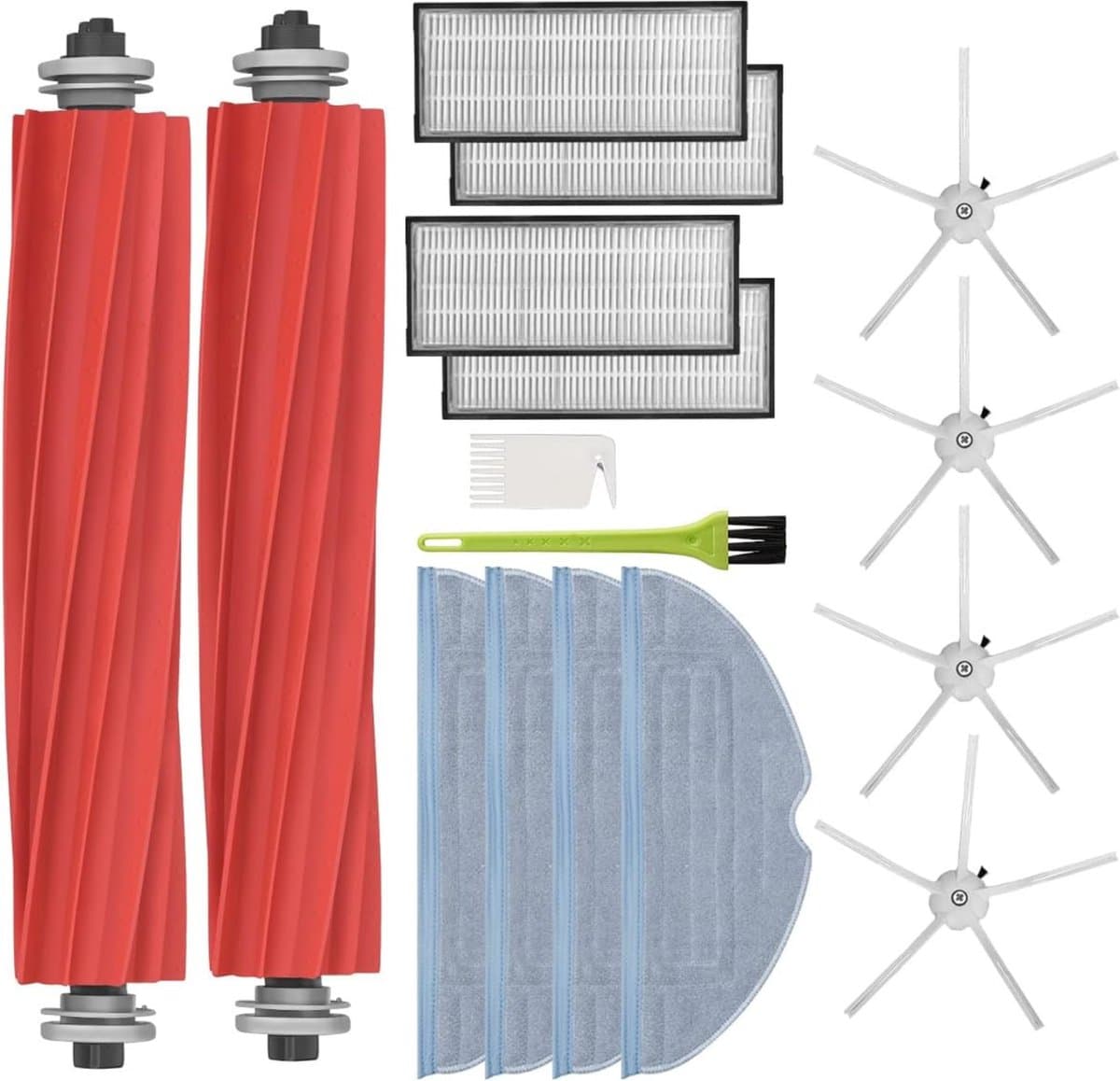 Accessoirespakket voor Roborock S7 S7 Plus S7 Pro Ultra S7 MaxV T7s - Filters/mop/zijborstels/rollen — afbeelding 1