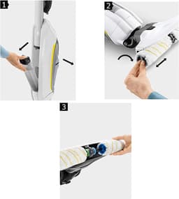 Vervangingsrollen compatibel met Karcher FC7 / FC5 / FC3 [Set 4] Vervangingsrollen 2.055-006.0 — thumbnail 3