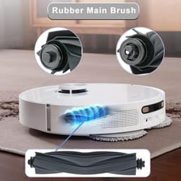 PolkaHome Accessoires voor Dreame L10s Ultra / L10s Pro / L10 Ultra, reserveonderdelen voor Xiaomi X10+ stofzuiger, 2 hoofdborstels, 4 HEPA-filters, 6 reinigingsdoeken, 6 zijborstels — thumbnail 2