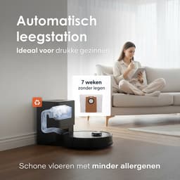 Skoov ecopro Robotstofzuiger met Dweilfunctie - Met laad & leeg station - Anti-Klit - 5000 PA Hyperx Zuigkracht - Huisdieren - Dweil - Robot - Thuis - Automatische — thumbnail 5