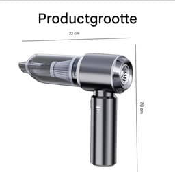 Ynkkvre -Handstaubsauger - Draadloze Stofzuiger - 3-Traps Zuigkracht 16.000 Pa + 4-In-1 Functie Blazen Opblazen Luchtonttrekking - 1 - Auto Huis Paars — thumbnail 2