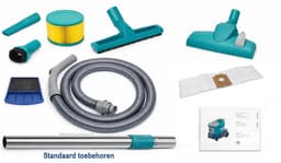 Wetrok Comfort 6 Professionele Stofzuiger, Krachtige Zuigkracht, Vermogen – 900W – Zeer Stil (56 dB) – 12 m Kabel – Industriële Stofzuiger – Incl. 10 gratis stofzuigerzakken — thumbnail 5