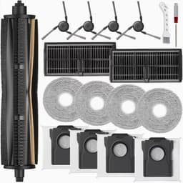 Voor Dreame X40 Ultra/L40 Ultra/X40 Master Robotstofzuiger & Dweil Vervangingsonderdelen Kit - Compleet Accessoireset met -Klitten Borstel, HEPA Filter, Stofzak, Dweilpad & Zijborstel - Compatibel met Robotstofzuigers — thumbnail 2