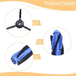 Stofzuiger Accessoires - Reinigingsonderdelen Set - Robotstofzuiger Onderhoud - Speciaal Ontworpen Borstels - 10 x 5 x 4 cm — thumbnail 3