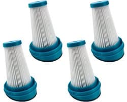 4-pack HEPA-filters geschikt voor Black Decker SVF11 SVA320 SVA420 SVA520 stofzuigers (vervangingsfilter)