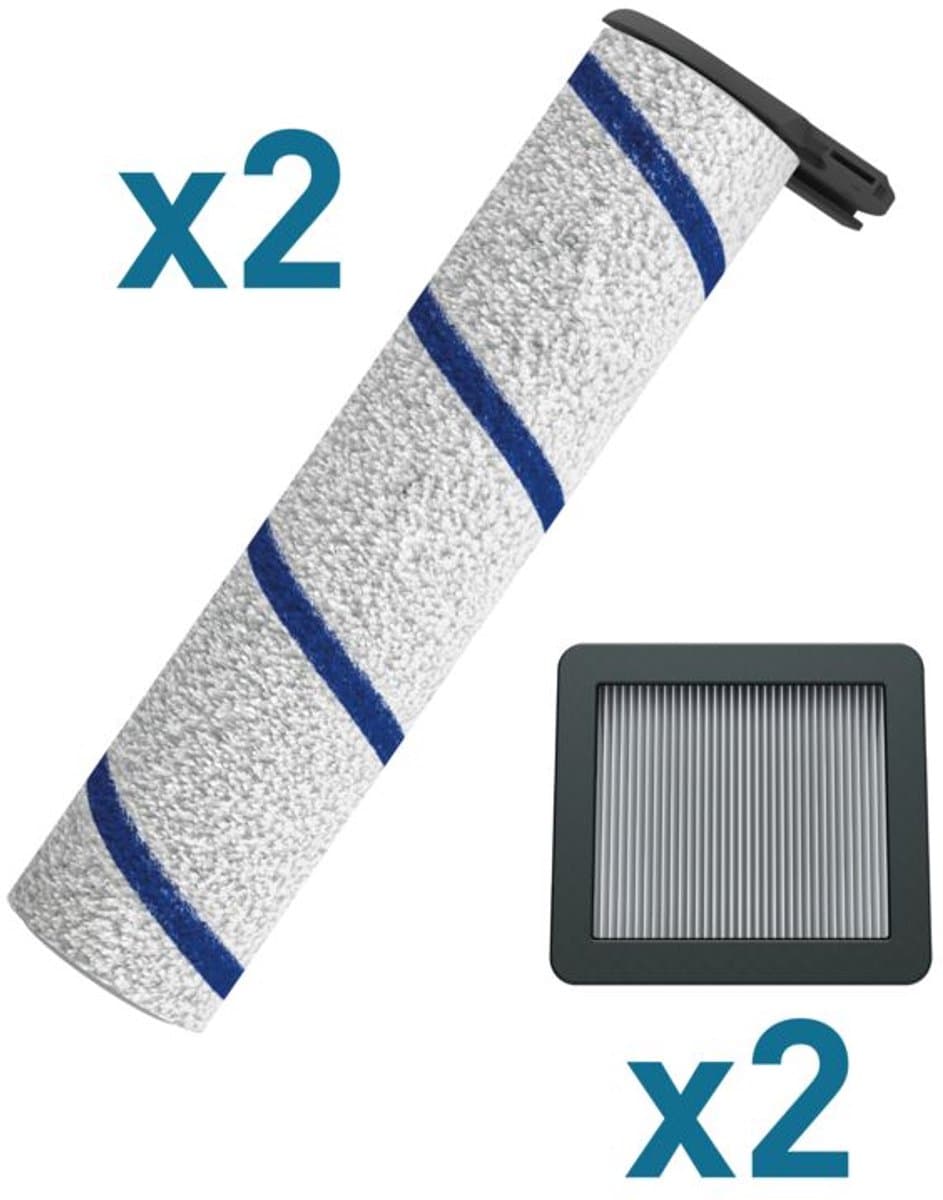 Rowenta X-Clean 7 en 5 Pro ZR337A - Stofzuiger Accessoires - 2 rollers - 2 filters — afbeelding 1