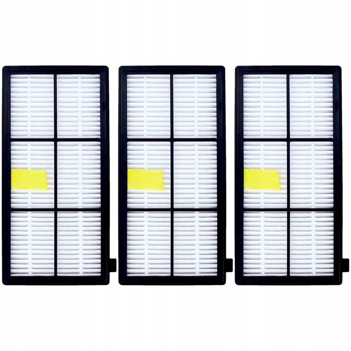 Sillar 3x Stofzuigerfilter - HEPA-filter voor Robotstofzuiger - geschikt voor iRobot Roomba Serie 800 900 – vervangingsfilter voor modellen 966, 971, 975, 980, 981 — afbeelding 1