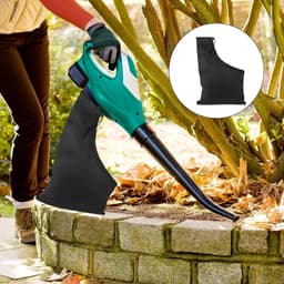 Bladblazer Opvangzak - Bladzuiger Zak - Tuinonderhoud - Met Rits - 60 x 44 cm - Zwart — thumbnail 2