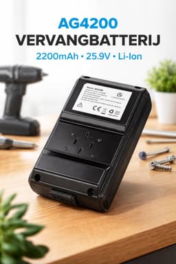 AG4200 Extra Batterij - Accu- AG-2-in-1 Verdubbel totale gebruiksduur tot 90 minuten Stofzuiger - Steelstofzuiger — thumbnail 4