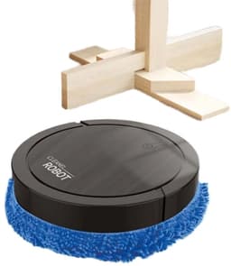 Smart dweil robot. Volledig automatisch. Leverbaar in zwart. — thumbnail 4