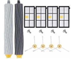 TOVBMUP Stofzuigeraccessoires - Vervangende borstelkoppen - Stofzuigerfilters - Vervangende onderdelen voor iRobot Roomba 800 900-serie 860 865 866 870 871 875 880 886 896 960 966 971 976 980 981