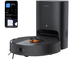 Chesto T2 Pro 3-in-1 Robotstofzuiger met Dweilfunctie – 5000 Pa - Geschikt voor Dierenharen - LDS navigatie - App-besturing - Inclusief Zelflegend Station