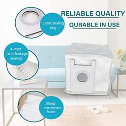 Vervangende stofzuigerzakken voor Conga 2290 - 6 stuks met grote capaciteit — thumbnail 3
