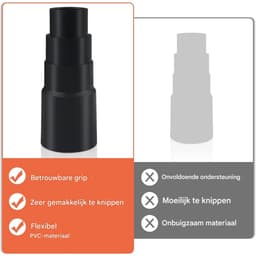 EXCITAT 6 stuks - Slang - Stofzuigeradapter - Stofzuigerslang - Slangadapter - Geschikt voor de meeste stofzuigers — thumbnail 2