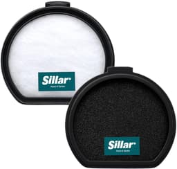 Sillar, set 8 stofzuigerfilters, wasbaar, 4x HEPA, 4x uitlaatfilter, anti-allergeen + 2x Reinigingsborstel, geschikt voor AEG Electrolux Q9 PURE Q9 PQ91 PQ92, vervanging voor filters ASKQX9, ESKQ9, 9009230898 — thumbnail 2