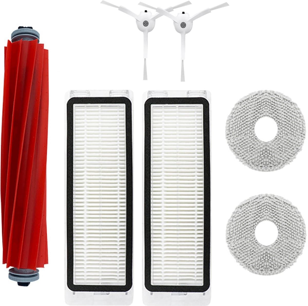 Veegrobot vervangingsonderdelen - Geschikt voor stofzuigers Roborock P10 - Accessoires - Stofzuigeronderhoudsset - 7 stuks — afbeelding 1