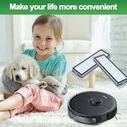 PromoHome 4 stuks HEPA-filters Geschikt voor Xiaomi Roborock S6 S5 MAX S6 Pure S6 MaxV S60 S65 S5 S50 S55 E25 E35 — thumbnail 2