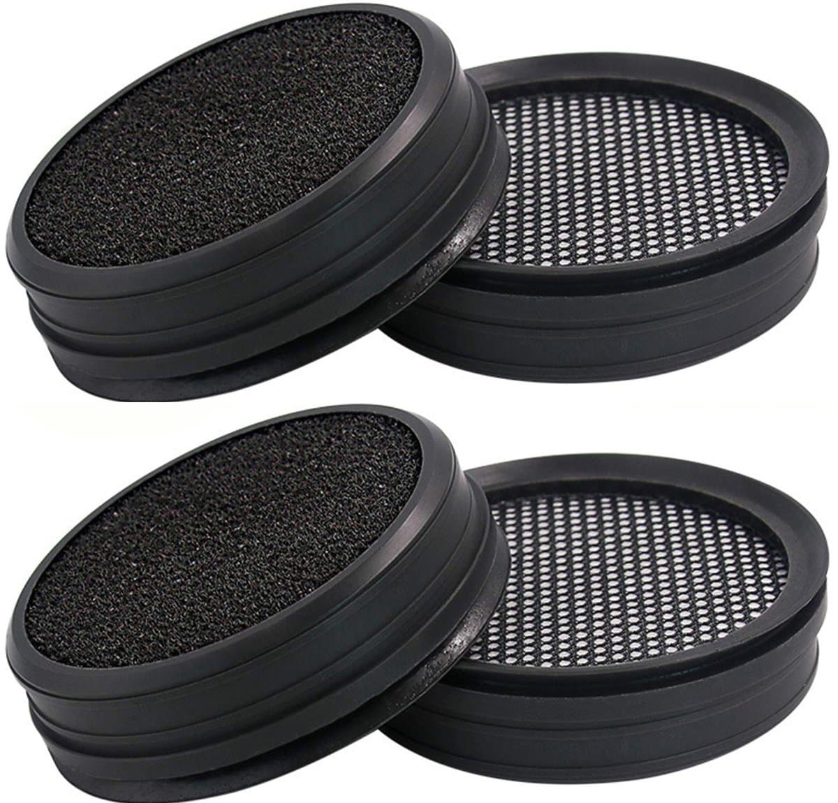 4 stuks Filter - geschikt voor Philips SpeedPro FC8009/01 / CP0948 - Geschikt voor SpeedPro en SpeedPro Aqua - 5000 en 5000 Aqua series - stofzuiger motorfilter - stofzuigerfilter nr. FC8009/01 - CP0948 - Schuim wasbaar — afbeelding 1