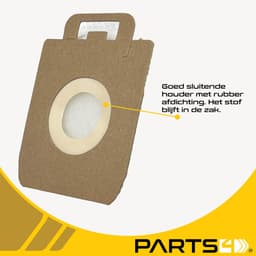 20 Stofzuigerzakken PARTS4® geschikt voor Nilfisk Select / Power -incl. 2 filters- | Made in Europe | Passend in o.a. Nilfisk Select, Select Parket, Select Petcare & Nilfisk Power P10, P20, P40 — thumbnail 4