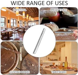 Compacte Kruimelverwijderaar van Roestvrij Staal met Gebogen Rand - Ideale Accessoire voor een Schone Tafel — thumbnail 5