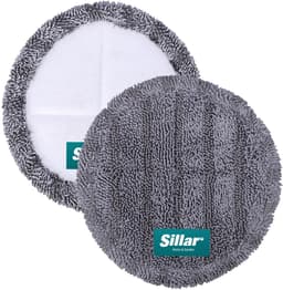 Sillar, set borstel voor stofzuiger, dweilopzetstuk, dweilkop, draaibaar 4-in-1 + 2x dweilopzetstukken, microvezel + 1x watermaat, vervangingsonderdeel, geschikt voor DYSON V7, V8, V10, V11, V15 — thumbnail 2