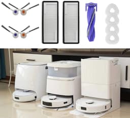 11 x Onderdelen - Accessoires Set - Geschikt voor Narwal Freo X Ultra J4 J4 Lite Series(1 rolborstel, 4 zijborstels, 2 filters, 4 doeken) — thumbnail 3
