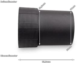 Superflex 50mm afzuigslang met zuigmond - lengte 5 meter — thumbnail 5