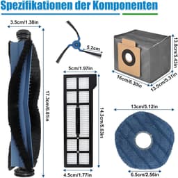 Geschikt voor accessoires voor de EUFY X10 PRO robotstofzuiger — thumbnail 3