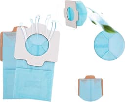 Geschikt voor Stofzuigerzak, Makita, DCL182, DCL285, CL107, CL072, CL102, BCL142, BCL182 stofzuigers, 194566-1 198744-5 198745-3 vervangende stofzuigeraccessoires (12 stuks) — thumbnail 3