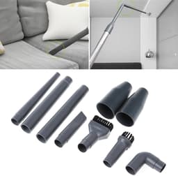 9-delige stofzuigeraccessoireset met multifunctionele hoekborstelset en kunststof mondstuk — thumbnail 5