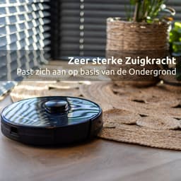 Lidar Robotstofzuiger met Dweilfunctie - Laser Navigatie - Y-mopping dweilrobot - geschikt voor huisdieren - met laadstation - CleanDays XR-500 — thumbnail 3