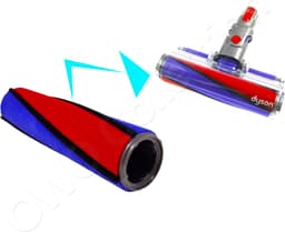 Fluffy borstelwals Geschikt voor Dyson V6 V7 V8 V10 v11 sv10 sv11 sv12 sv14 sv15 sv17 sv25 sv27 sv28 06911875 — thumbnail 2