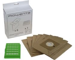 Rowenta- STOFZUIGERZAK COMPACTEO 6 STUKS + HEPA FILTER - ZR004101