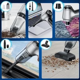 Lexium Kruimeldief snoerloos – Kruimeldief met steel – Nat&Droog – Handstofzuiger – Extreme zuigkracht – Kruimeldief snoerloos – Kruimelzuiger – Jouw ultieme schoonmaakpartner – Kruimelzuiger – Autostofzuiger – Handstofzuiger - Draadloos — thumbnail 3