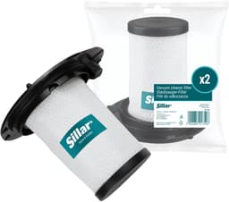 Sillar set 2 stofzuigerfilters, wasbaar filters, compatibel met Rowenta Tefal Air Force 360 Flex 460 560, vervangers voor ZR009002 — thumbnail 2