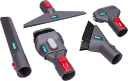 Sillar, 5-delig stofzuiger hulpstukken set, stofzuigerzuigmond, set zuigmonden, borstels voor stofzuigers, vervangingsonderdeel, compatibel met Dyson V7-V11, V15, SV10, SV11, 5 stuks — thumbnail 3