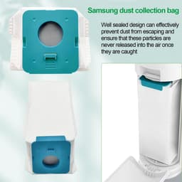14x Stofzuigerzakken geschikt voor Samsung Bespoke Jet VCA-ADB95 Clean Station VS20A95923W reserveonderdelen - Geschikt Voor VCA-ADB95 Stofzuiger Filter Zakken - Stofzuigerzakken - Wegwerpbaar - Grote capaciteit — thumbnail 4