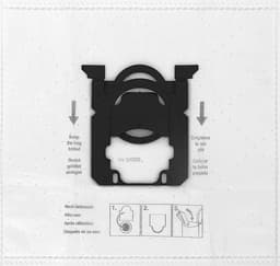 15x Etana Stofzuigerzakken geschikt voor Philips / AEG / Electrolux Stofzuiger modellen zoals Ultra Silencer, Ergospace, VX7-2-CR-A, Performer en meer — thumbnail 1