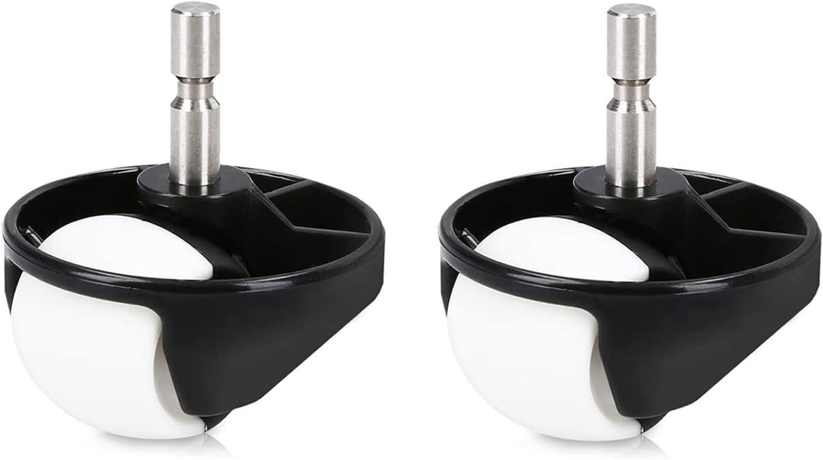 2-pack voorwielen Geschikt voor iRobot Roomba 500/600/700/880/980 Zwart — afbeelding 1
