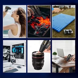 RFWR® Draadloze Elektrische Luchtstofzuiger 130.000 tpm – Multifuntionele Blower voor Schoonmaak en Droging — thumbnail 2