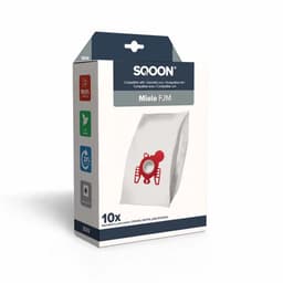 SQOON® (SQ14) Stofzuigerzakken geschikt voor Miele FJM - Gelijk aan model: 9917710 - High Filtration, perfecte pasvorm voor Miele-stofzuigers — thumbnail 1
