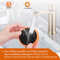 Replacements® onderdelen geschikt voor Philips Speedpro stofzuigers - 3-delig — thumbnail 5