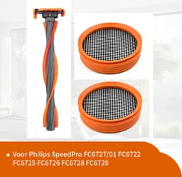 Replacements® onderdelen geschikt voor Philips Speedpro stofzuigers - 3-delig — thumbnail 1