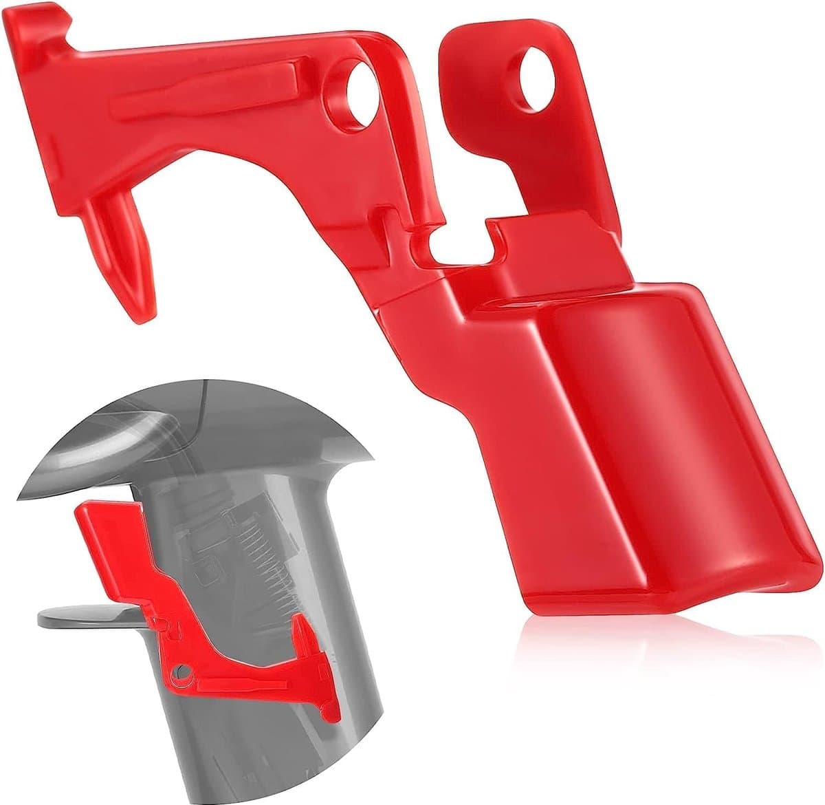 Trigger Aan/Uit Knop geschikt - Voor Dyson V10 / V11 - trigger - Schakelaar Vergrendeling - Handgreep Clip - voor Dyson Switch Button - knop - Accessoires en Onderdelen Steelstofzuiger - Switch Button – Stofzuiger Knop - Handgreep clip — afbeelding 1